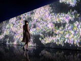 チームラボがコンピュータープログラムで花の命を表現…グッチ新宿で公開 画像