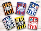 セ・リーグ6球団公式キャラクターが描かれたポップコーン缶発売 画像