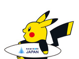 サーフィン日本代表「波乗りジャパン」PRキャラクターにピカチュウが就任 画像