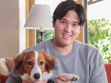 【MLB】「オオタニとデコピン」大谷翔平、夕食会出席後の愛犬2ショット公開　米放送局の“マニア”も反応「MVPたちだ」 画像
