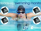 水泳を変えるウェアラブルデバイス登場…心拍数や泳ぐ速度をゴーグル上に表示 画像